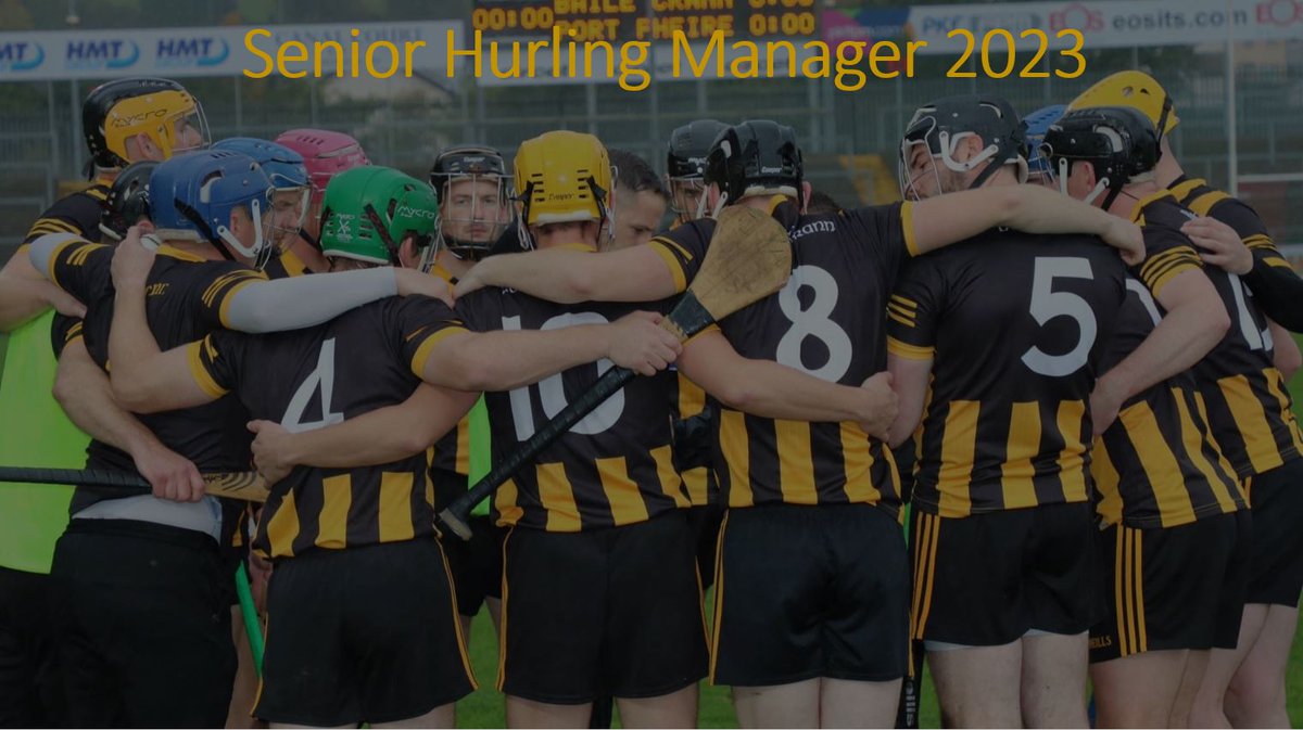 Reminder that the deadline for expressions of interest for the position of Senior Hurling Manager is today at 5pm. If interested, contact Shane Gilmore at secretary.ballycran.down@gaa.ie