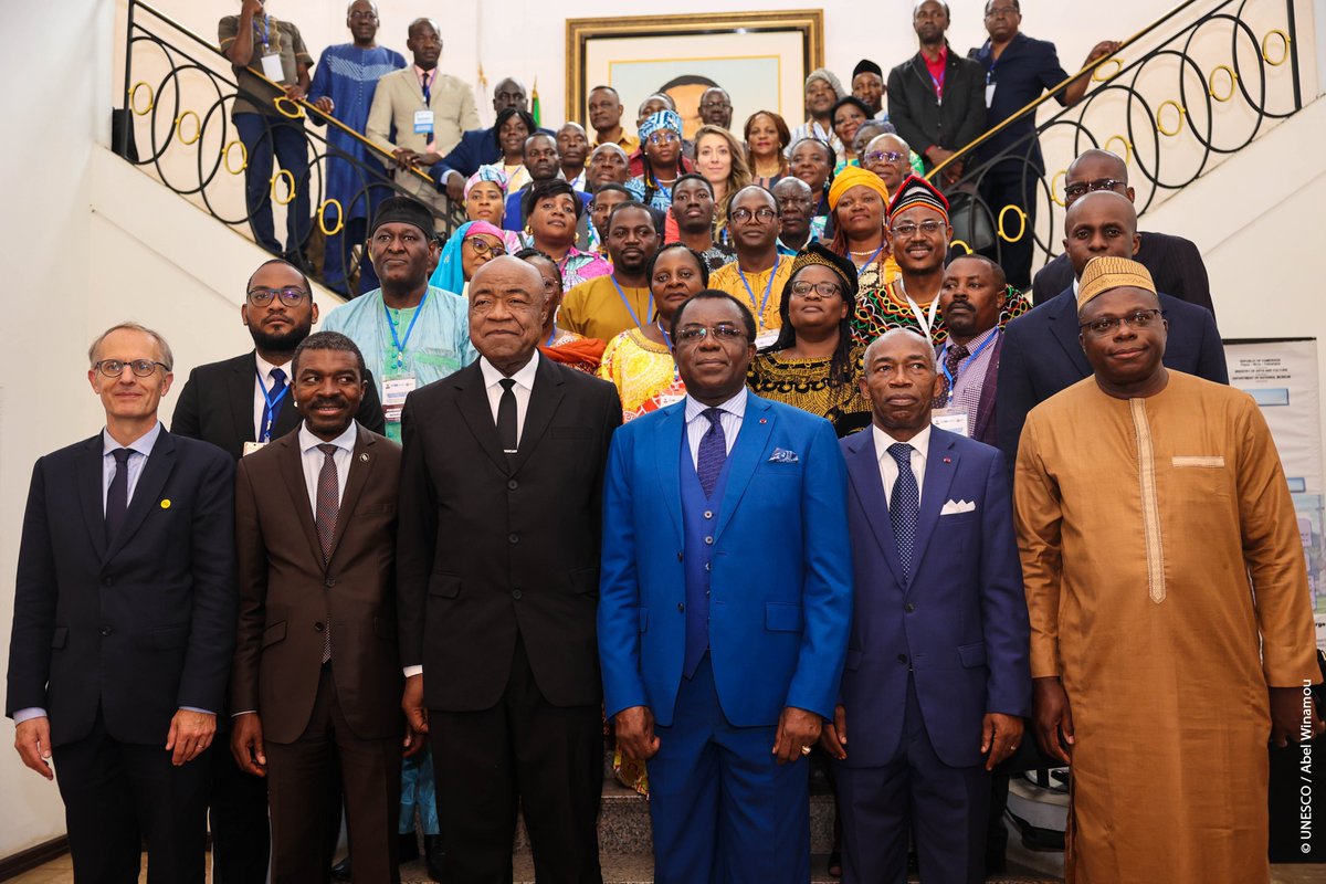 elounasso's tweet image. Notre gratitude au gouvernement du #Cameroun pour avoir accueilli avec succès la célébration régionale du 50e anniversaire de la Convention du #patrimoinemondial à #Yaoundé - hâte ensemble au cours des #50 prochaines années pour notre patrimoine commun en Afrique ! @CameroonPm237