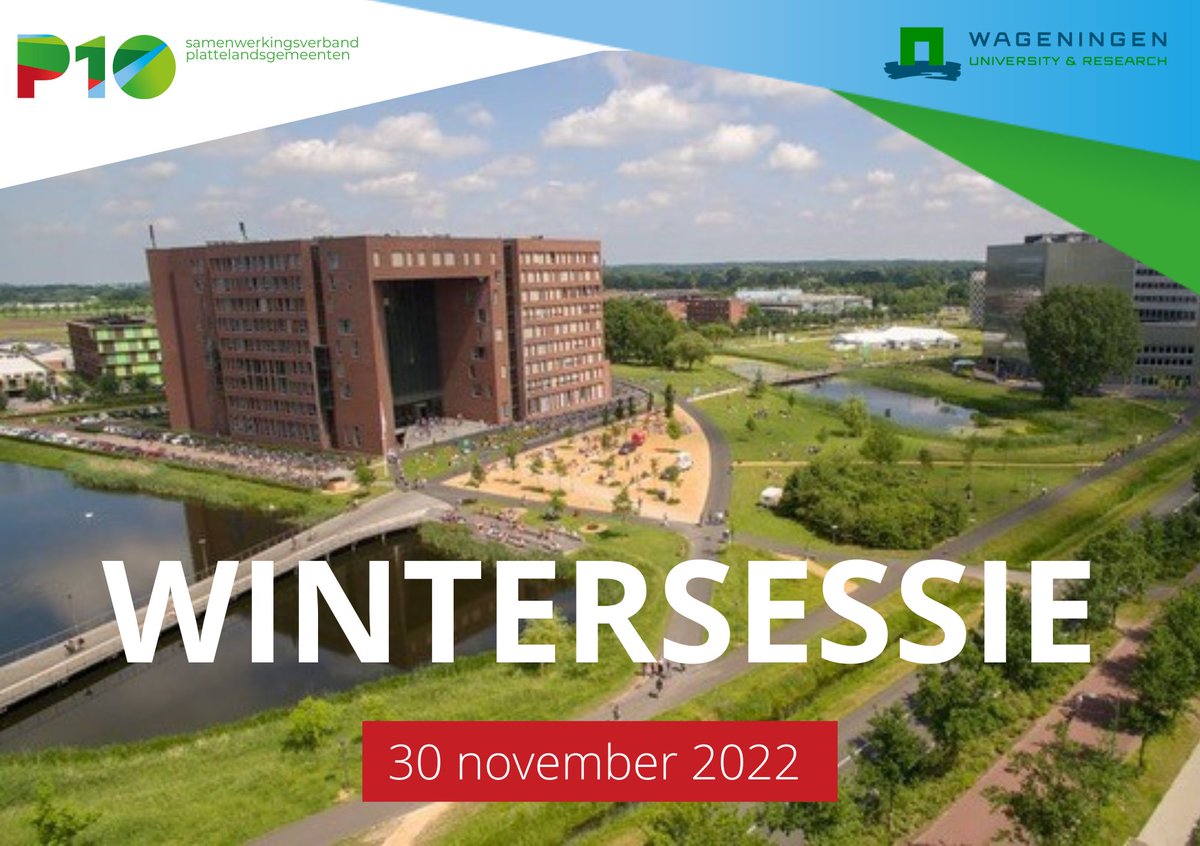 Zet u 'm alvast in de agenda? Op 30 november is de Wintersessie van de P10, in samenwerking met de <a href="/WUR/">Wageningen U&R</a>. Vanuit de campus volgt u een divers programma met onder meer excursies, gesprekken met studenten en tijd voor ontmoeting. Programma en aanmelding volgen binnenkort.