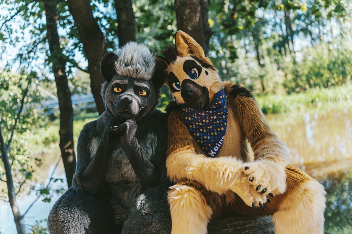 I miss the warm weather already 🍃 Thank you <a href="/SyndraFox/">Syndra</a>  for the lovely photo! #FursuitFriday