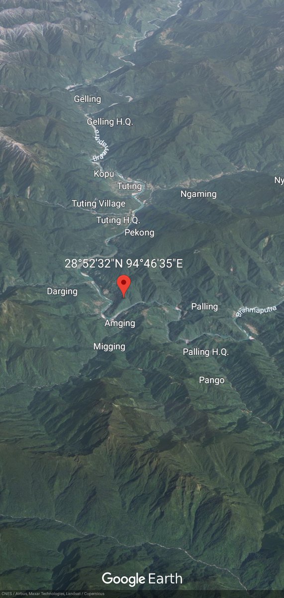 W0lverineupdate's tweet photo. 📍28°52'30"N 94°46'35"E
#ArunachalPradesh #UpperSiang #HelicopterCrash #crash #Singging #Tuting #ARMY #India https://t.co/nOpaUFWtdG