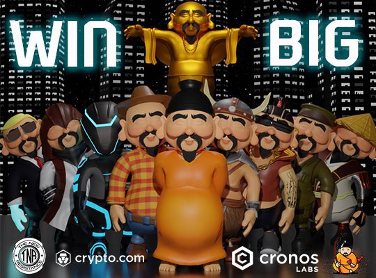 RitaJMathena's tweet photo. 🎁 #GiveawayNFT 🎁 
🔥Limited Edition🔥#NFT series drops Oct 27 ➡️➡️➡️ https://t.co/NyCW28s9Jg  
Prizes:
🏆3 x 50 #CRO 
🏆10 x Renegade Monks WL

To enter: 
1️⃣Follow 
@TNR_NFT_GAME
 &amp; 
@CronosGiveaways
2️⃣🔁+❤️
3️⃣Tag 3 Friends
🔔48 Hours🔔
Twitter Picker ✅

#CRO #FFTB #CronosNFT https://t.co/Eih4rNmkmP