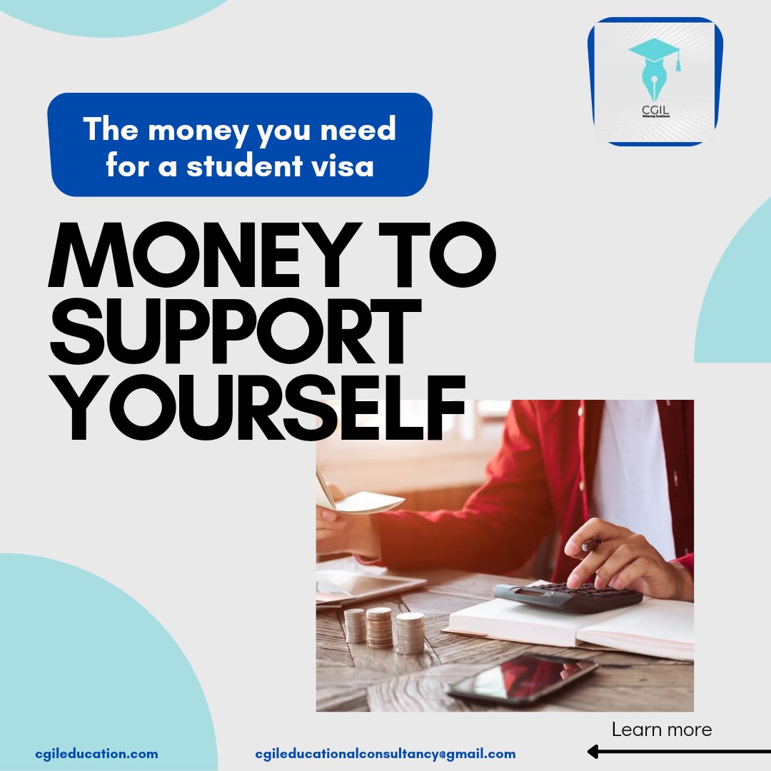 CgilConsultancy's tweet photo. Money to support yourself
You’ll need to show you have enough money to support yourself - unless you’ve been in the UK with a valid visa for at least 12 months on the date of your application.

Learn more: cgileducationalconsultancy@gmail.com,
Website: https://t.co/hHK0AKkDWz https://t.co/RkBFZwVze4