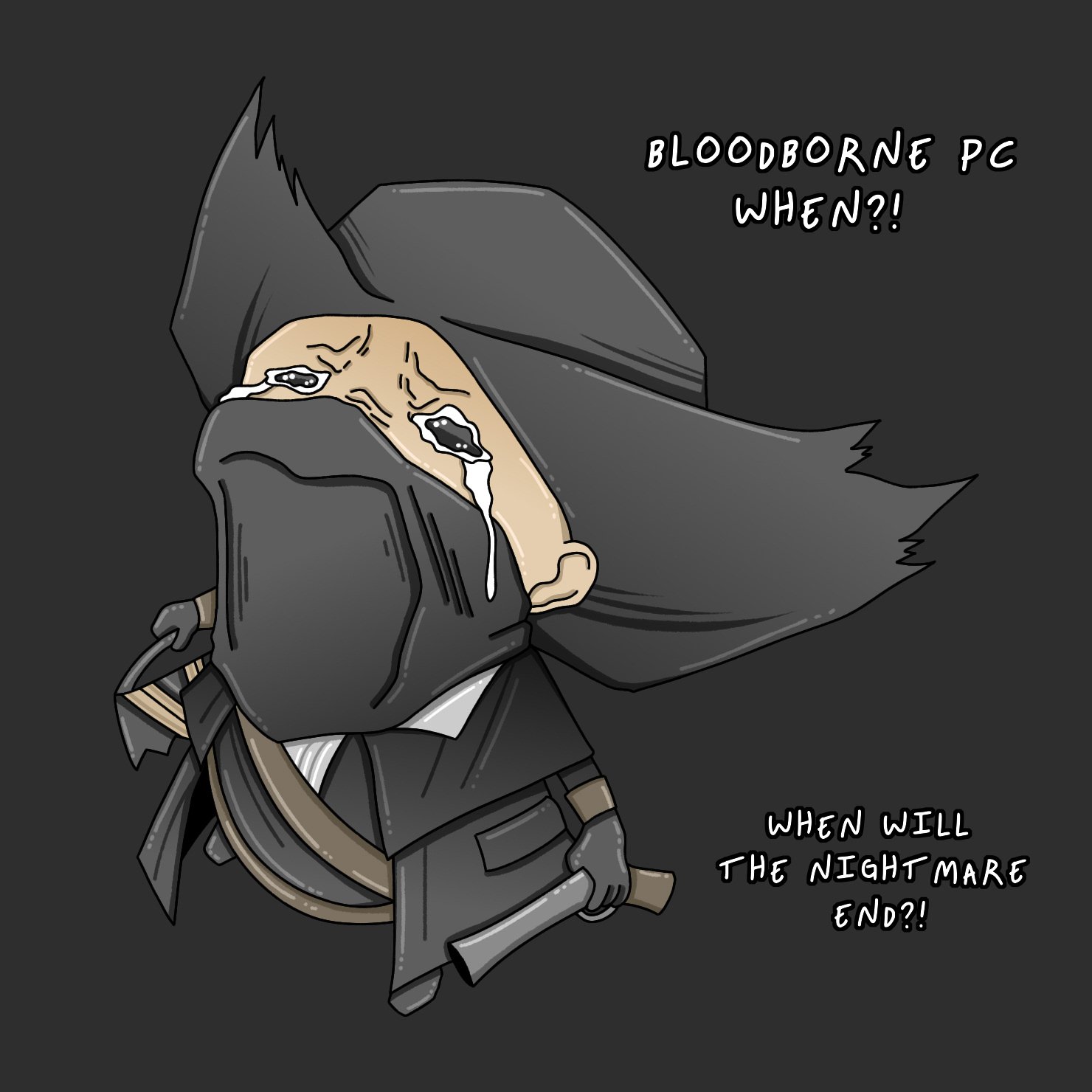 🌌 𝕁𝕆𝕎𝔸ℕ - Comms OPEN 🌌 on X: MOM! SONY DELETED THE POST ABOUT THAT  BLURRY BLOODBORNE PICTURE!!! #Bloodborne  / X