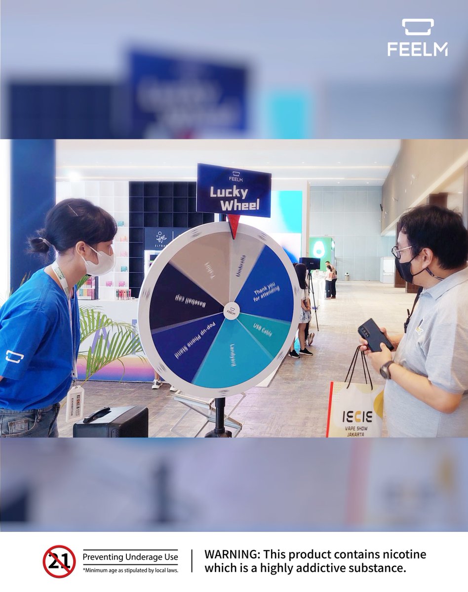 feelmtech's tweet photo. FEELM Moments in #IECIE👏👏👏
#feelm #feelmtech #feelmax #vape #vapeshow https://t.co/DpIw4EBbWV