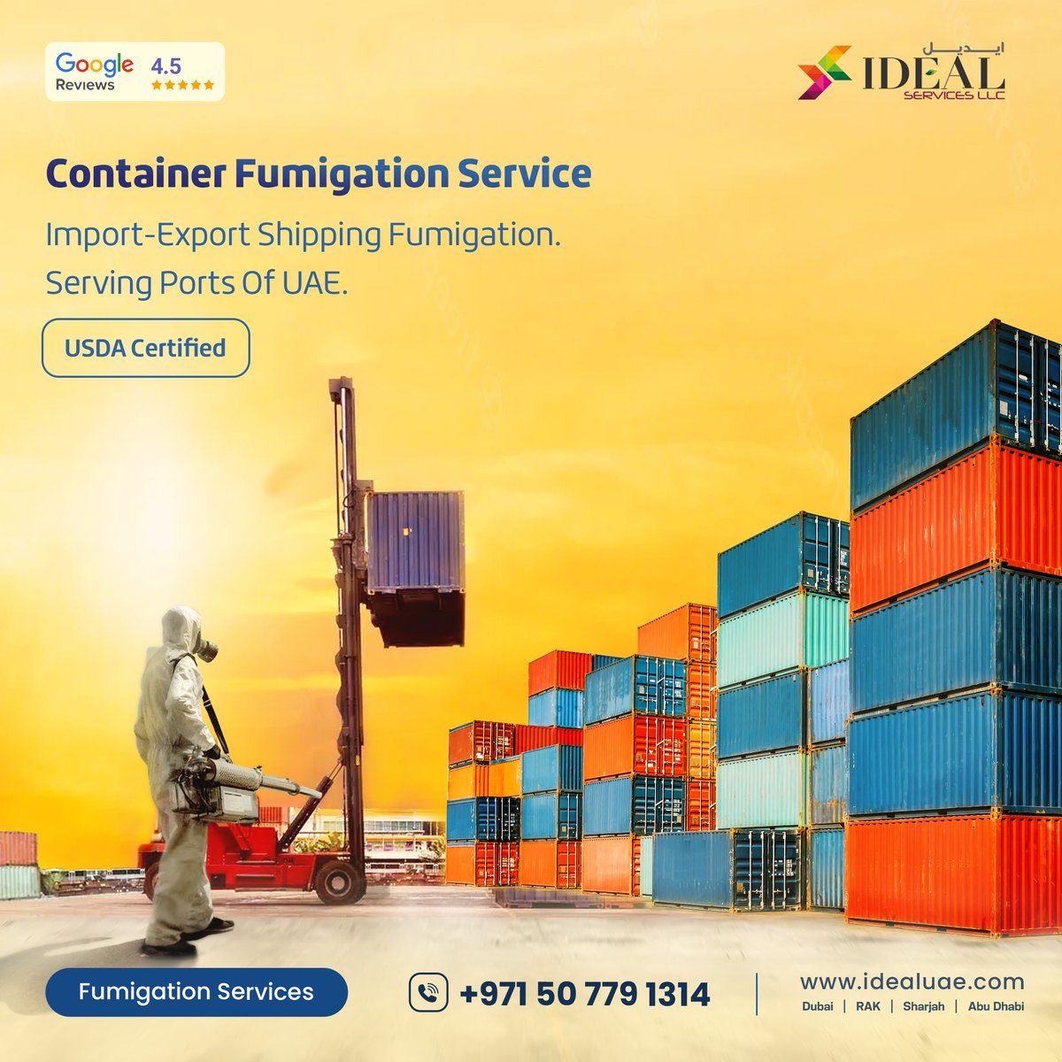 idealPCS_UAE's tweet photo. We perform fumigation services – including the treatment of cargoes loaded into sea-going vessels, barges and containers – in ports and logistics centers.
✅
🌐 https://t.co/HG3jm0oEsR
📱 Contact us on +971-5077 91314

#idealservicesllc #fumigationservices #fumigationexperts https://t.co/hnG4JtLUKh