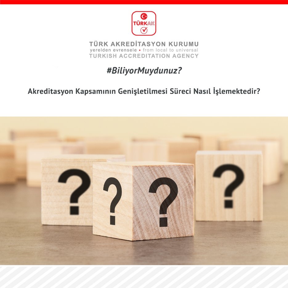 #BiliyorMuydunuz❓ Akreditasyon kapsamının genişletilmesi süreci nasıl işlemektedir? 🔻 turkak.org.tr/makaleler/akre…