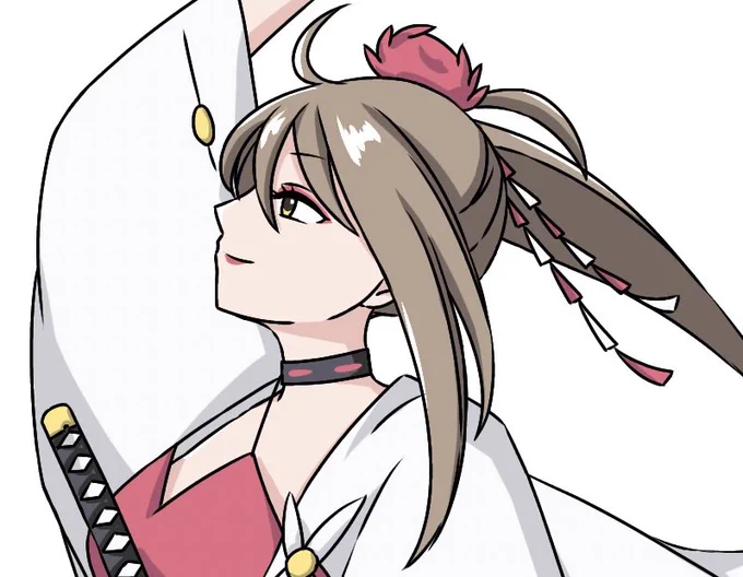 銀魂1巻のポーズ(横顔可愛く描けた) 