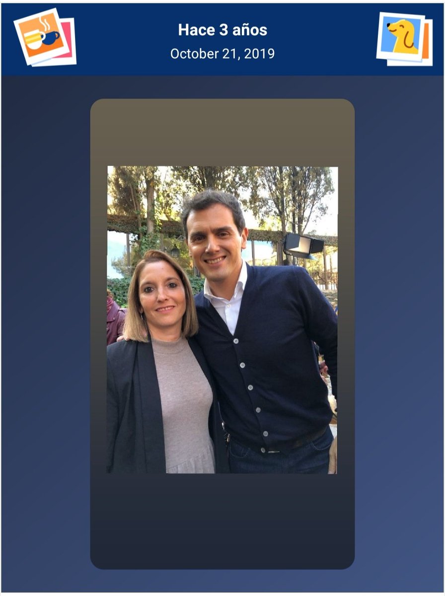 Vesov's tweet photo. Hoy Facebook me recuerda esta foto, hace 3 años en Toledo, quién nos iba a decir todo lo que iba a suceder después...la debacle, tu dimisión y un tiempo después el posgrado de liderazgo @InLiderazgoyMgt donde he aprendido y disfrutado mucho.

¡Gracias por tanto @Albert_Rivera! https://t.co/xrPMeZHhRT