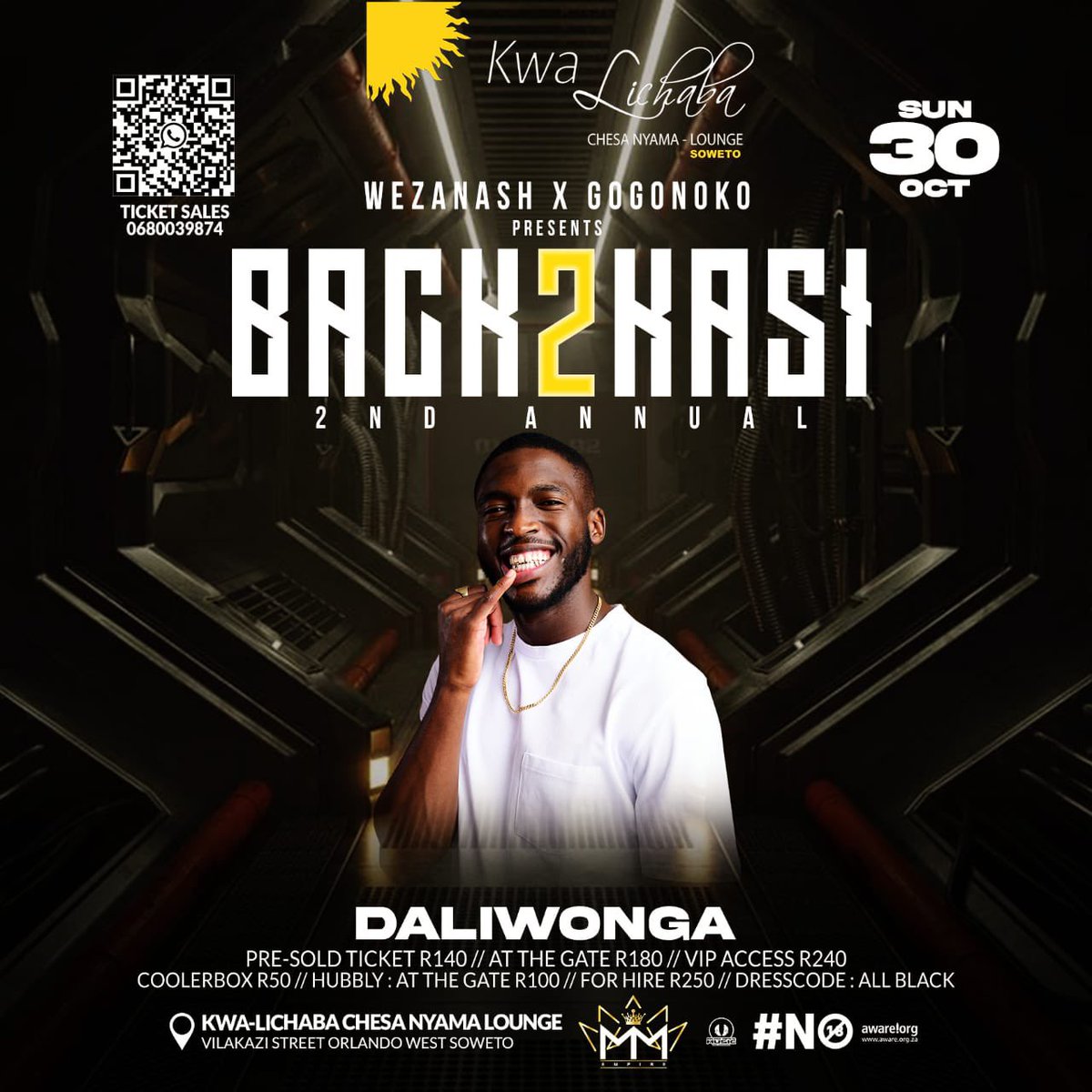 WeAreEvents_ZA's tweet photo. #2ndAnnualBack2Kasi All Black Edition. 

The festive season has begun let it begin with us! 
Headling #Daliwonga #ZodwaWabantu #DjCndo 

Get Your Tickets Now! 
VIP TICKETS ARE LIMITED https://t.co/UpvubHJt7a