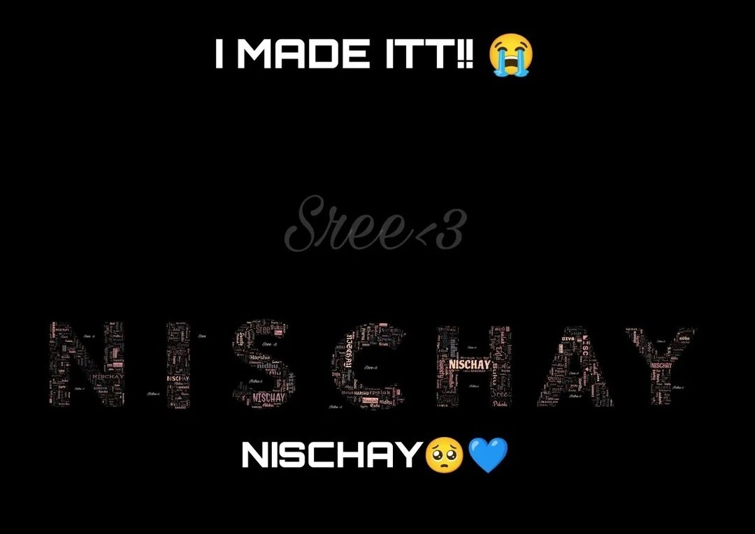 Nischayxsree's tweet photo. Made by all lassans name.. 💖🥺✨
@TriggeredInsaan i wish u will like it.. https://t.co/4grdJprubF