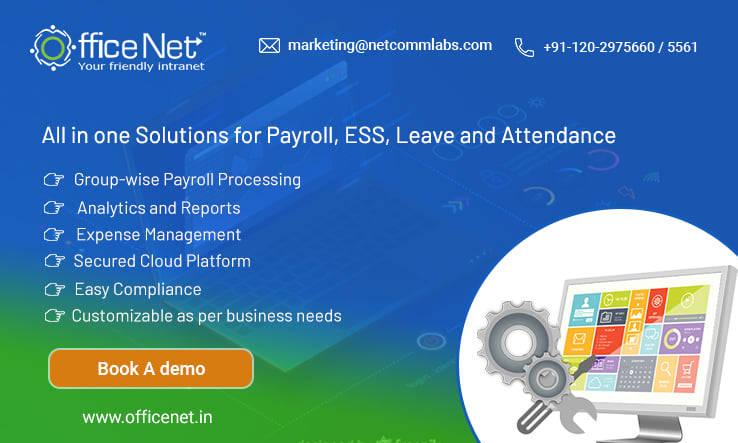 OfficeNet_In's tweet photo. All in one Solutions For Payroll, ESS, Leave, and Attendance.
Book a Demo here - https://t.co/N1iHDMhyoL, or | marketing@netcommlabs.com
#Officenet #HRSoftware #PayrollSoftware #HRMS #HRPayrollSoftware #LeaveManagement #HRMobileApp https://t.co/Vnd3mryfqV