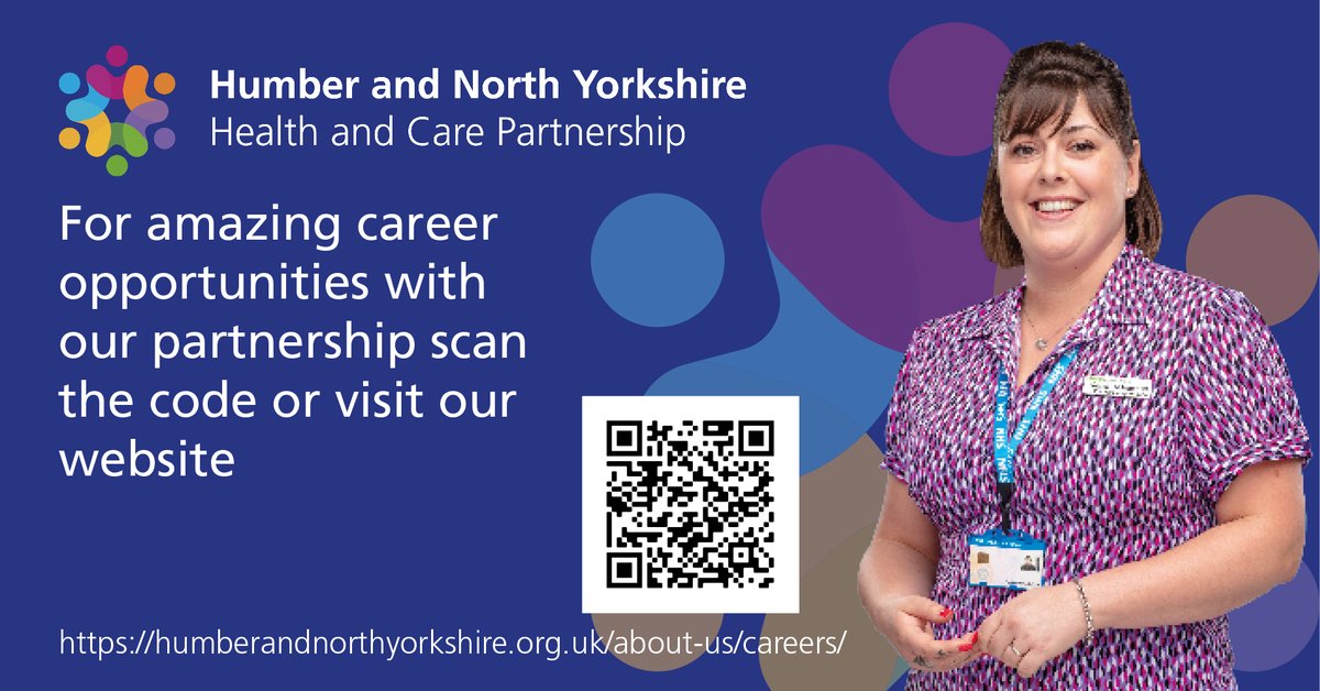 Looking for your next career path?? 

We have many amazing opportunities at Humber and North Yorkshire Health and Care Partnership.

Find information on how to join us and the latest vacancies at 👇humberandnorthyorkshire.org.uk/about-us/caree…