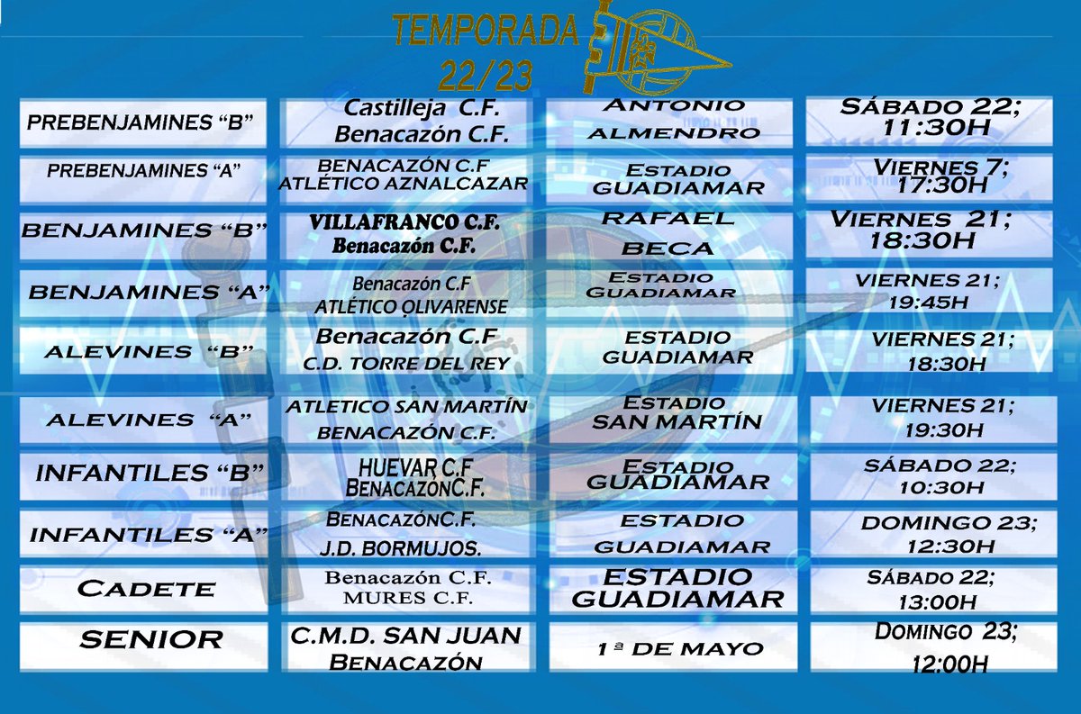Horarios fin de semana