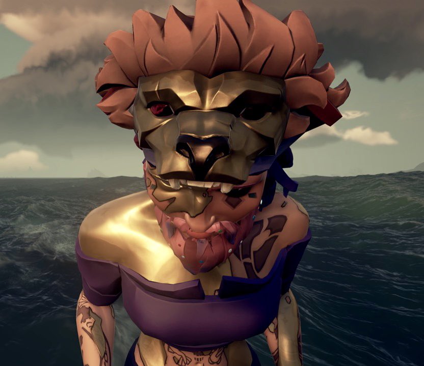 BambiJust's tweet photo. When you have intimate moments on the stools you collect. Kiss rawr! #SeaOfThieves #stoolsample #adventures @sakes_fox https://t.co/PlbJHEhCBh