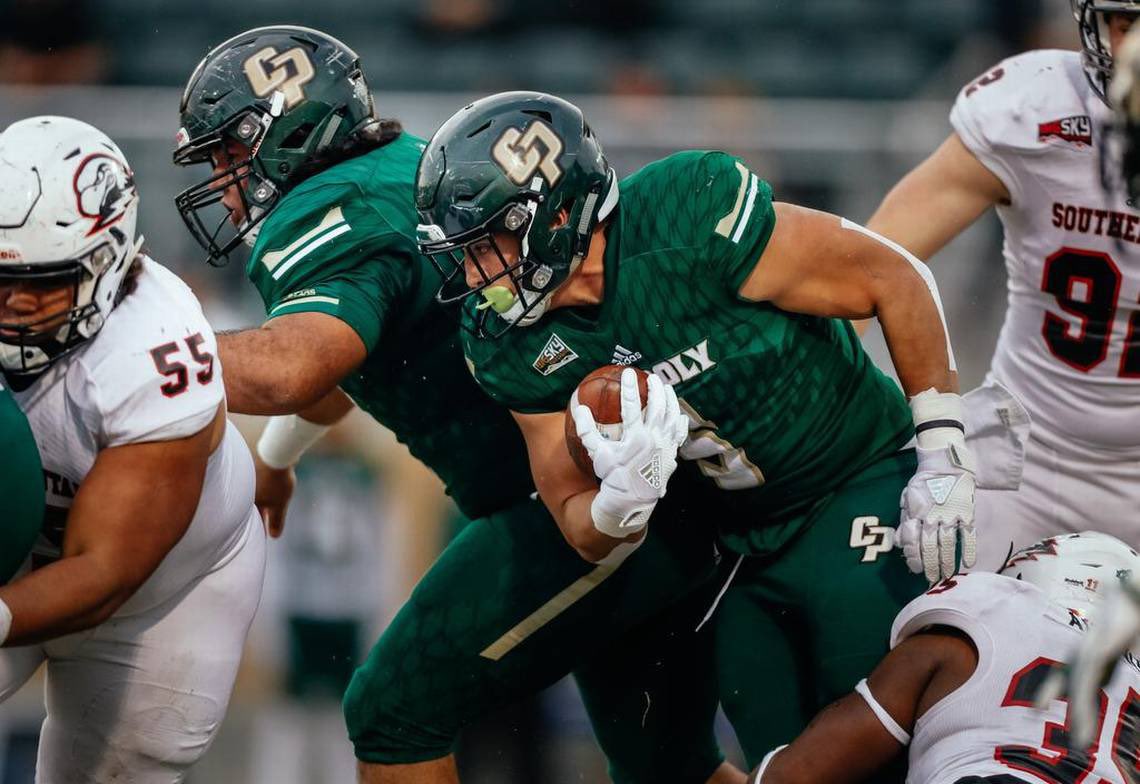 After a great conversation conversation over the phone with <a href="/CoachBBaldwin/">Beau Baldwin</a> I am proud and blessed to say I have received an offer from The Cal Poly mustangs!!! <a href="/JakeCasteel/">Jake Casteel</a> @jletuli48 <a href="/CoachRRouse/">Robbie Rouse</a> @CodyvonAppenCPU