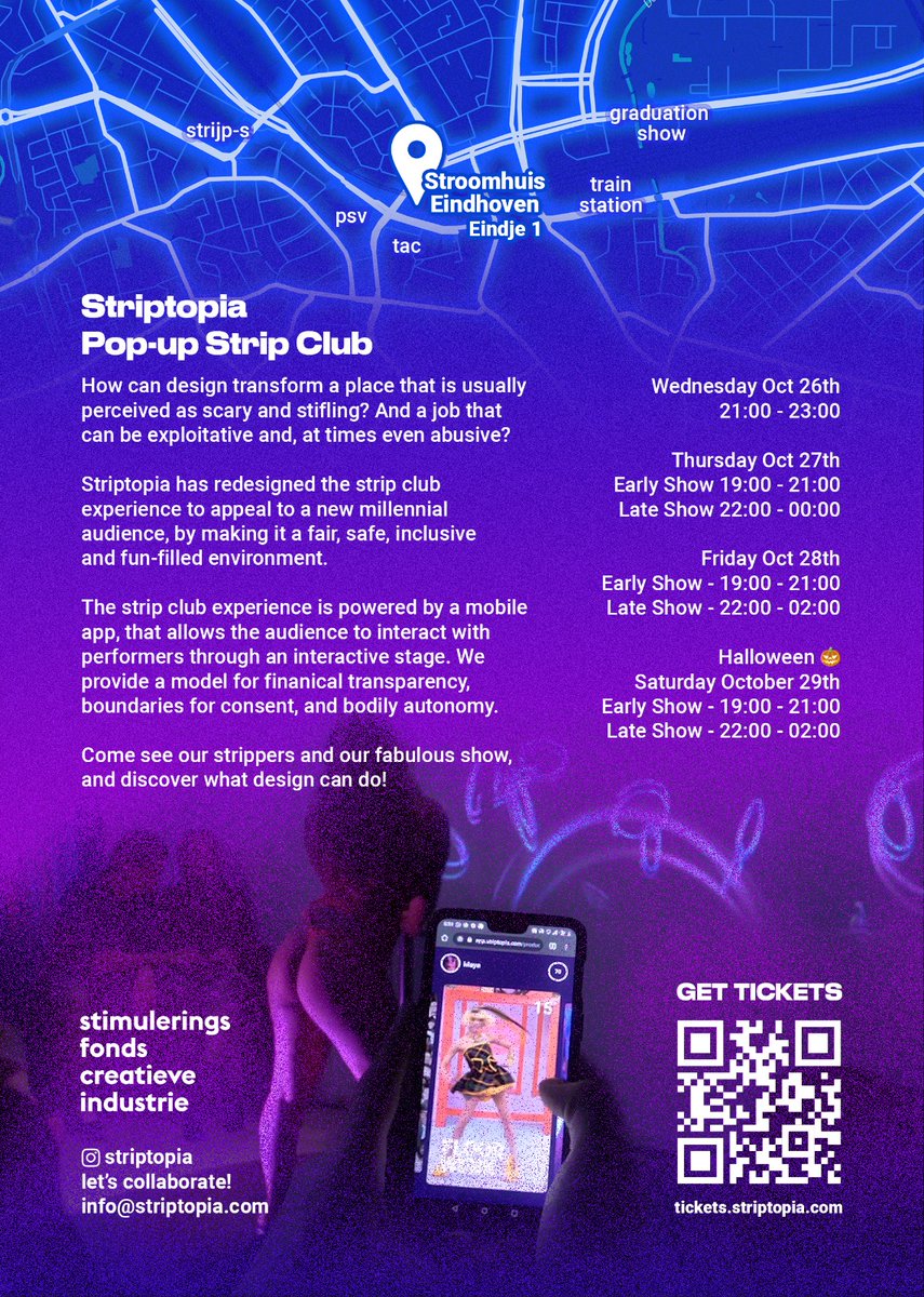 Striptopia1's tweet photo. Striptopia komt terug naar #DDW22 Koop je ticket nu alvast https://t.co/XiYChvrd9u #striptopia https://t.co/4nCfXOiNPH