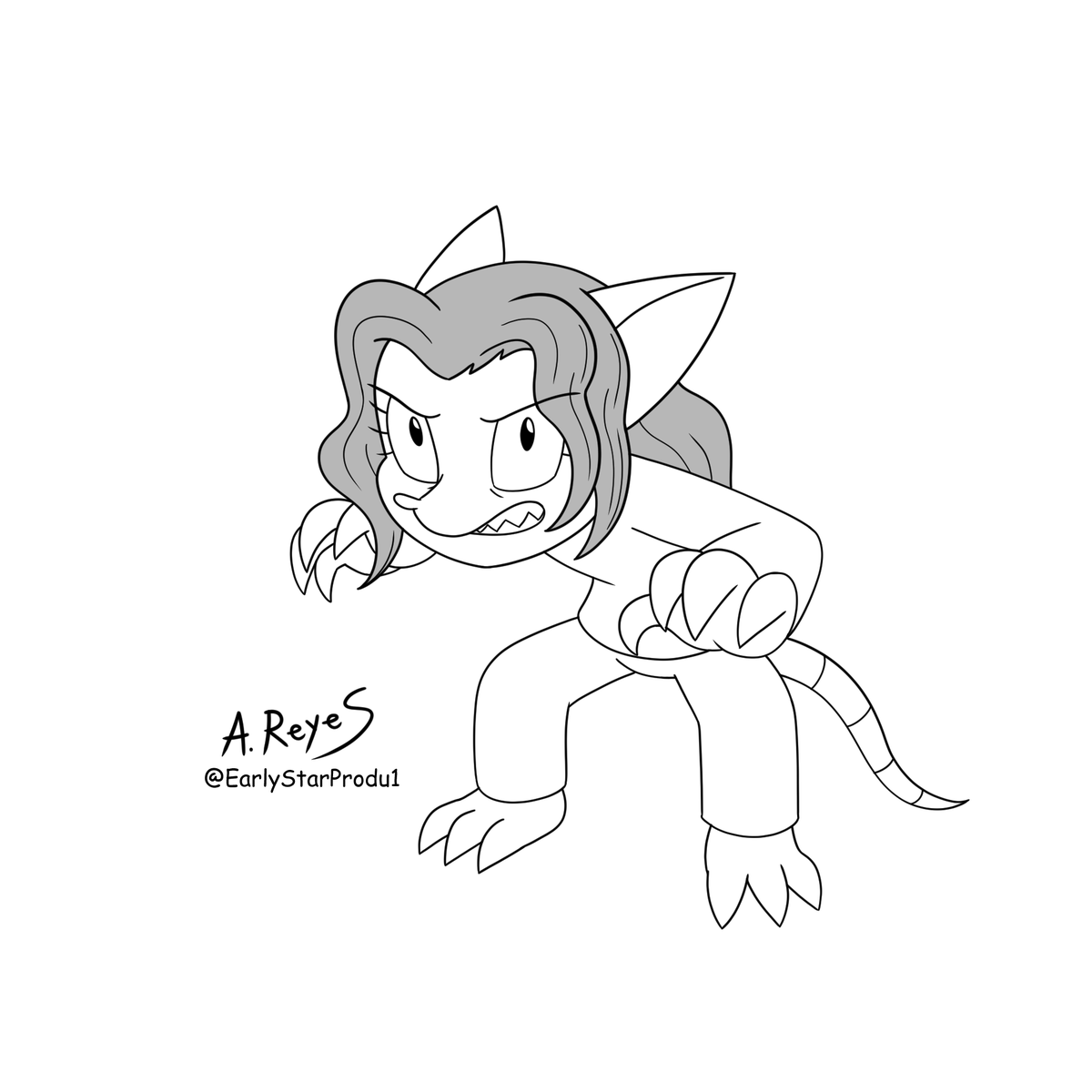 EarlyStarProdu1's tweet photo. Day 3 of @4BrandonJS4 art challenge: rats.
Sidney is ready to fight.
#ermaween #ermaween2022 #erma #halloween #halloween2022 https://t.co/e07u3sE0Yq