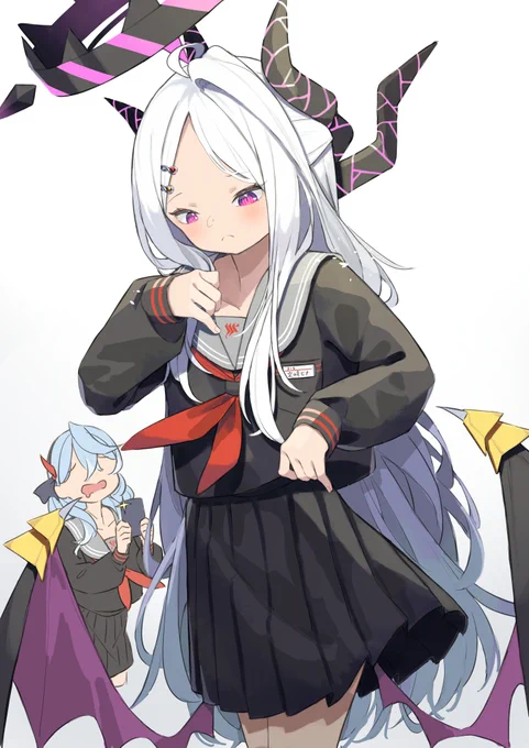 セーラー服ヒナちゃん#ブルアカ #空崎ヒナ 