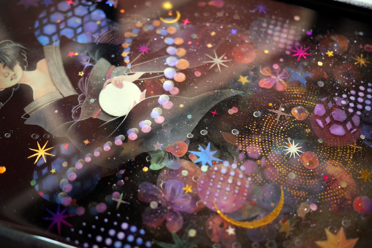 shardula's tweet photo. “My Night Universe”, mixed media resin, 11.25” x 8.25” inches. My solo show “Luminescence” @havengallery runs from Sept.24th - Oct.23rd 2022.

View the entire show here or link bio: https://t.co/yPD7qn6DFP

To inquire on my LAST available, email info@havengallery.com https://t.co/145XCGPDXp