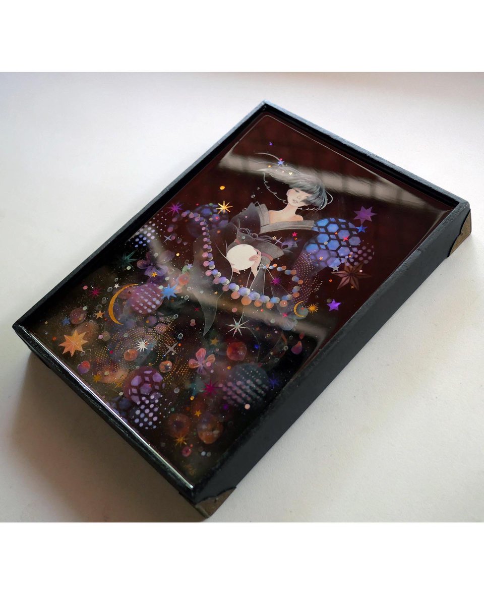 shardula's tweet photo. “My Night Universe”, mixed media resin, 11.25” x 8.25” inches. My solo show “Luminescence” @havengallery runs from Sept.24th - Oct.23rd 2022.

View the entire show here or link bio: https://t.co/yPD7qn6DFP

To inquire on my LAST available, email info@havengallery.com https://t.co/145XCGPDXp