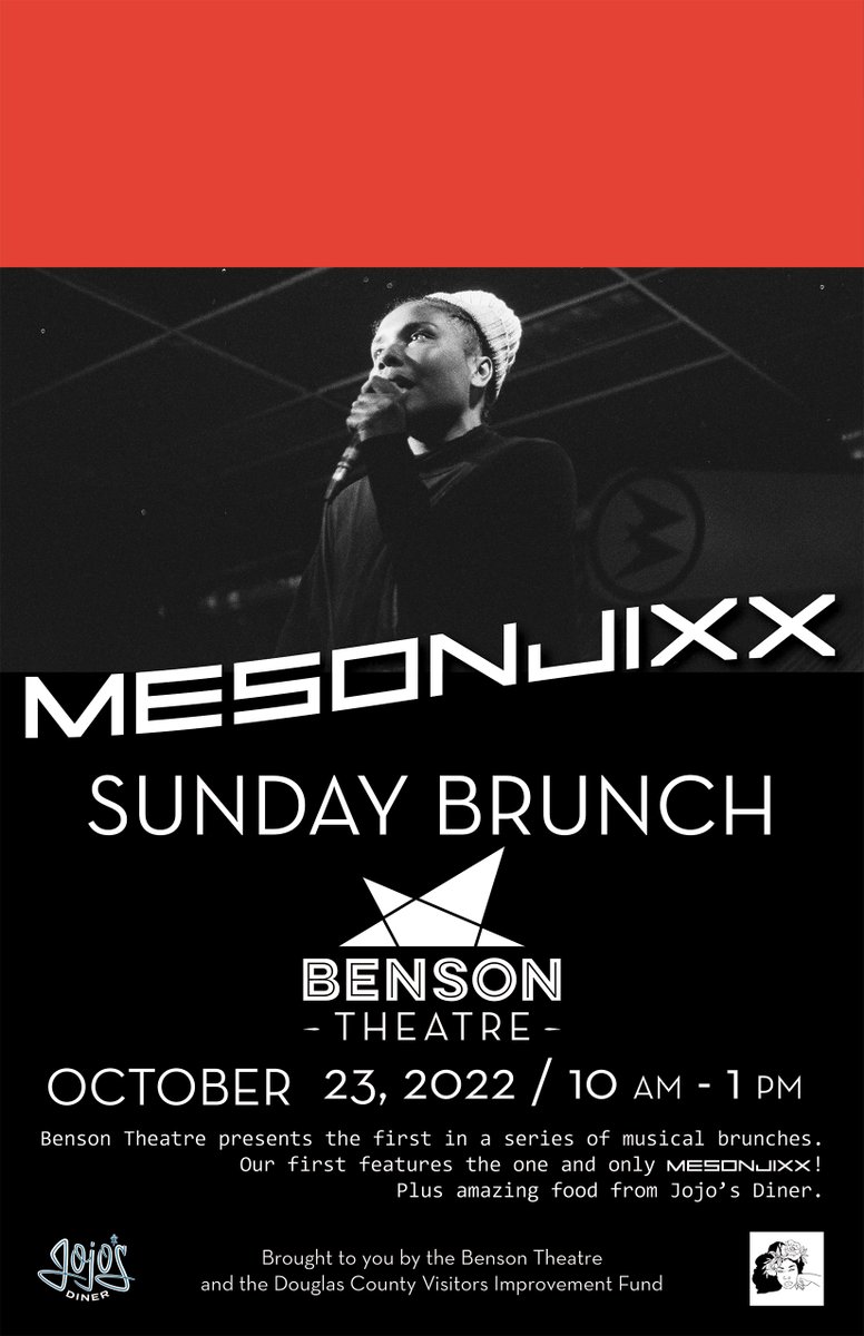 Lots of buzz about our first Sunday Brunch featuring Mesonjixx and food from Jo Jo's! $25. Click here for tickets. ci.ovationtix.com/36337/producti…