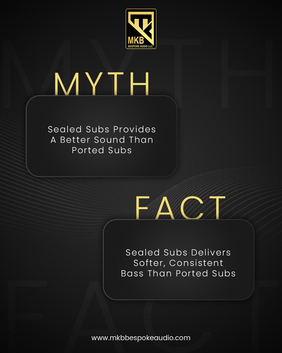 mkbbespokeaudio's tweet image. Don’t confuse yourself with flying myths about subwoofers. 
Debunk the myths and know the facts before you purchase one - connect with expert installers and make an informed decision while purchasing a subwoofer for your! 

#homeautomationsystem #raylogic #switches #brands #dubai