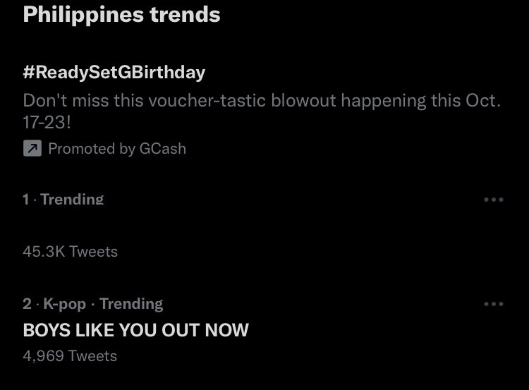 ITZY PHILIPPINES 🎃 on Twitter "Twitter PH 🇵🇭 Trends 2 BOYS LIKE YOU