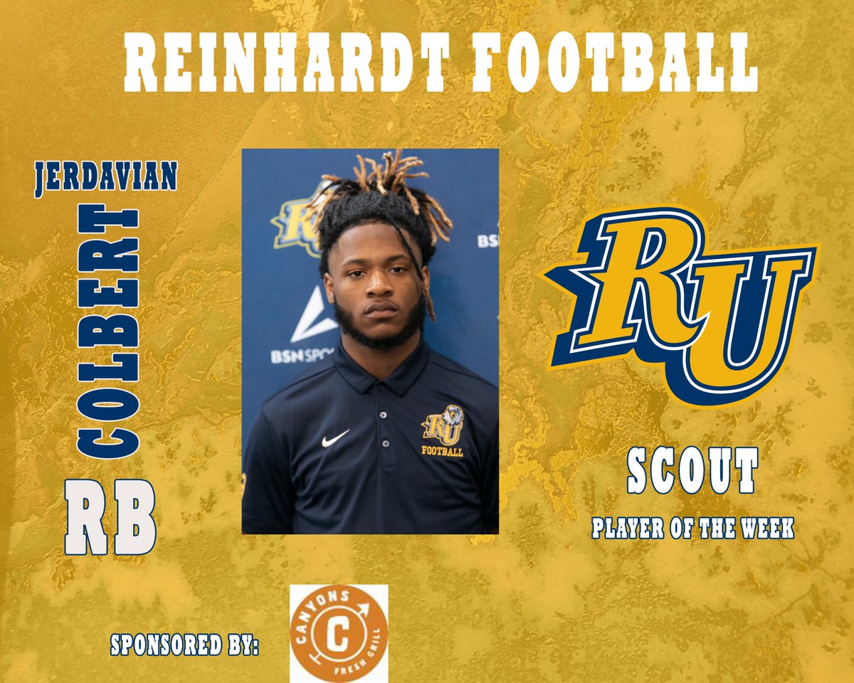 ReinhardtFB's tweet photo. OL, DL, and Scout players of the week for our game vs. Bluefield! #PTP #ReinhardtFootball #PayThePrice https://t.co/pG1q7FBdnx