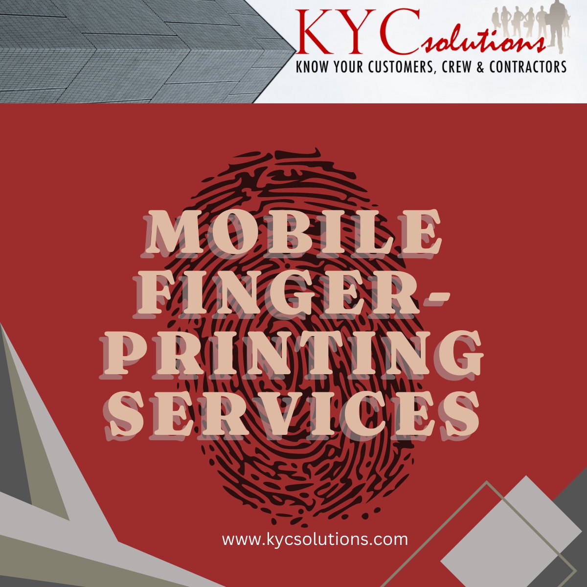 We provide mobile fingerprinting services to individuals needing Level 2 screening to satisfy state employment requirements. Visit kycsolutions.com for more information, or dial 1-305-779-3069.
#backgroundcheck #humanresources #consultants #business #kycsolutions #scan