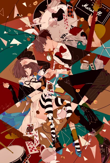 #GENSEKIコンテスト爆裂昔の絵柄で恥ずかしいのですが、テーマが好きだったので投稿してみました 