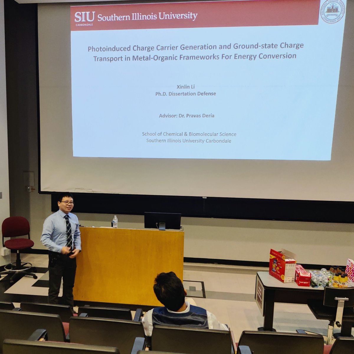 Deria_Lab's tweet photo. Congratulations Dr. Xinlin Li @XinlinLi3 for your successful PhD defense. Well done! All the best for your future journey. https://t.co/ambO68GqVw