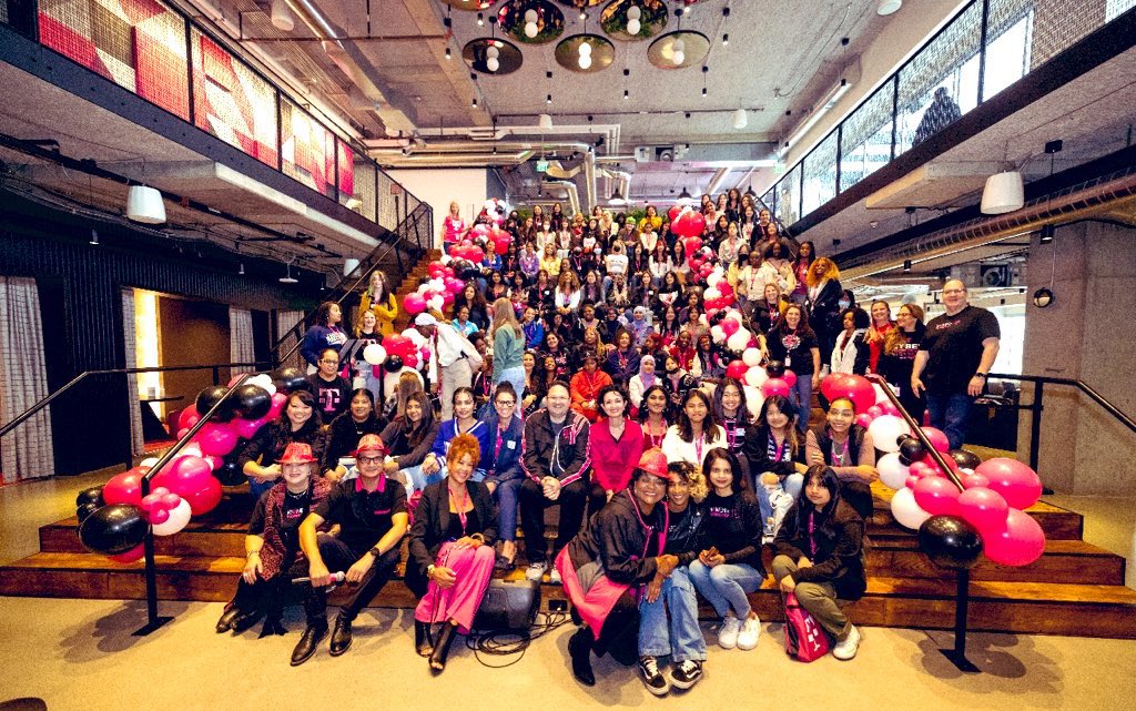 drkieshaking's tweet photo. Today’s @TMobile Cyber Security &amp; Tech Career Fest was a huge success! Meeting all the dedicated teachers, counselors, career success leaders, and of course, these beautiful young ladies was a complete joy. @TMobileCIO thank you and your team for an impactful event! #P10M https://t.co/kmABfXrQNi