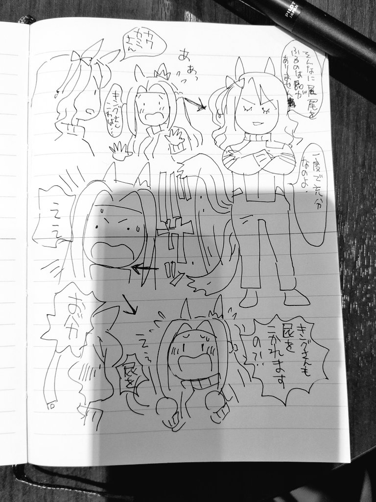 殴り描きで汚くてすまない 