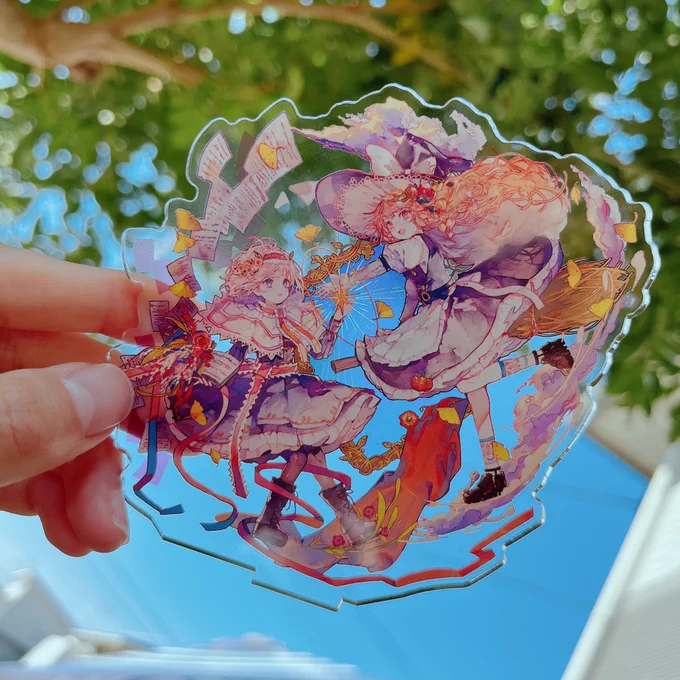 額?の中の青い部分は透ける仕様にしてみました写真分かりにくい…… 