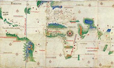 A map of an old world.