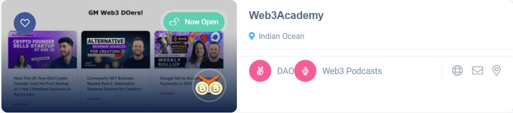 CrypAdvisor's tweet photo. Gm @web3academy_ and @Web3AcademyDAO, you've been listed on CrypAdvisor! Go to your listing, claim your page and get your community to SHILL your project! https://t.co/qRcShVVFlo