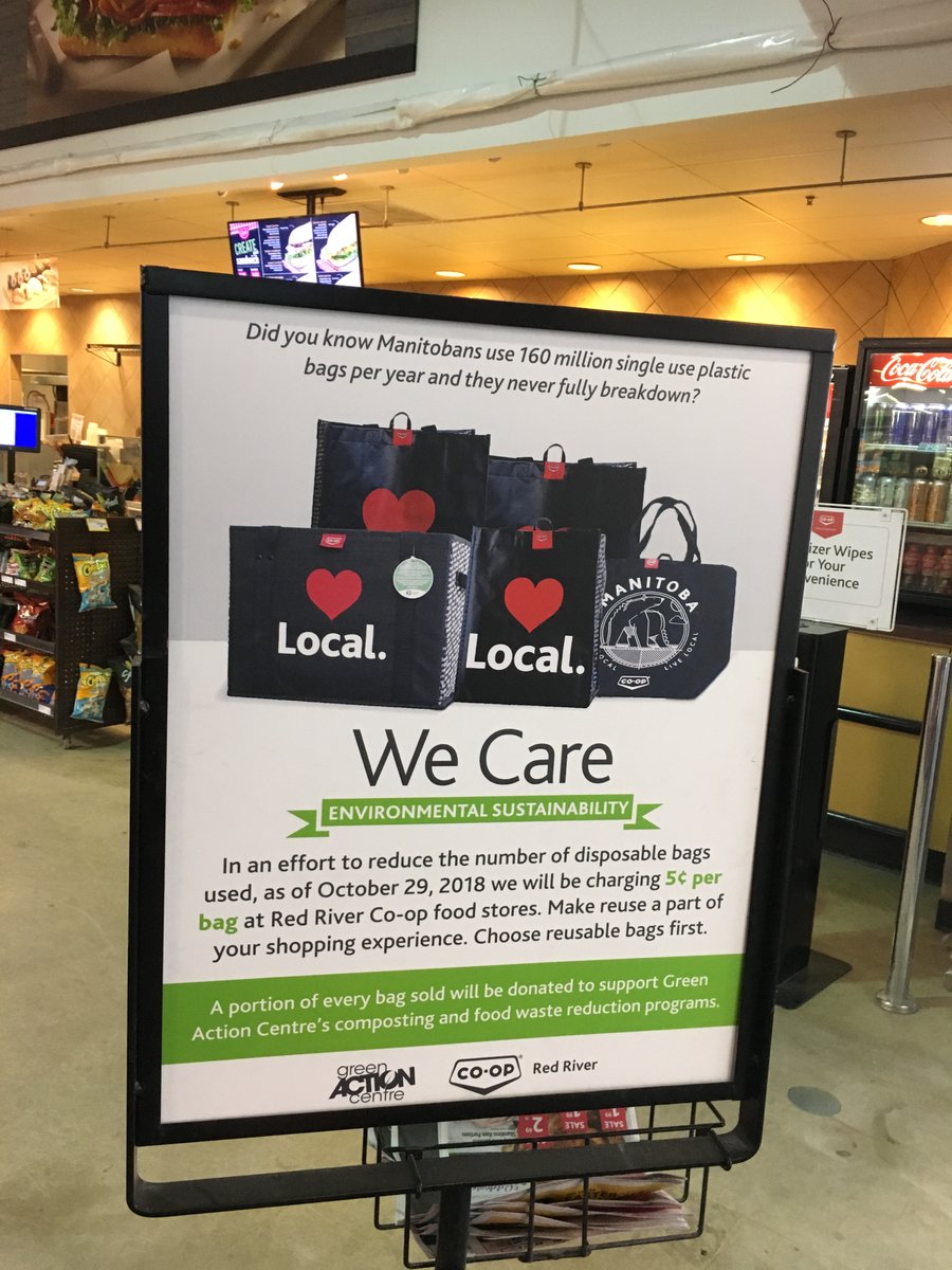 GreenActionCtr's tweet photo. See how our friends at @redrivercoopltd have made the very important step and said "goodbye" to plastic grocery bags in their stores! https://t.co/K6g2XDEFNr

#plasticthursday #plasticwaste #WRWCanada https://t.co/D7ZRHQDWi5