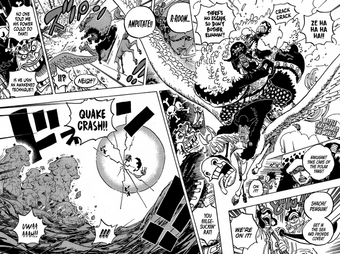 Oh, Oda went so fucking hard on the paneling here #ONEPIECE1064SPOILERS 