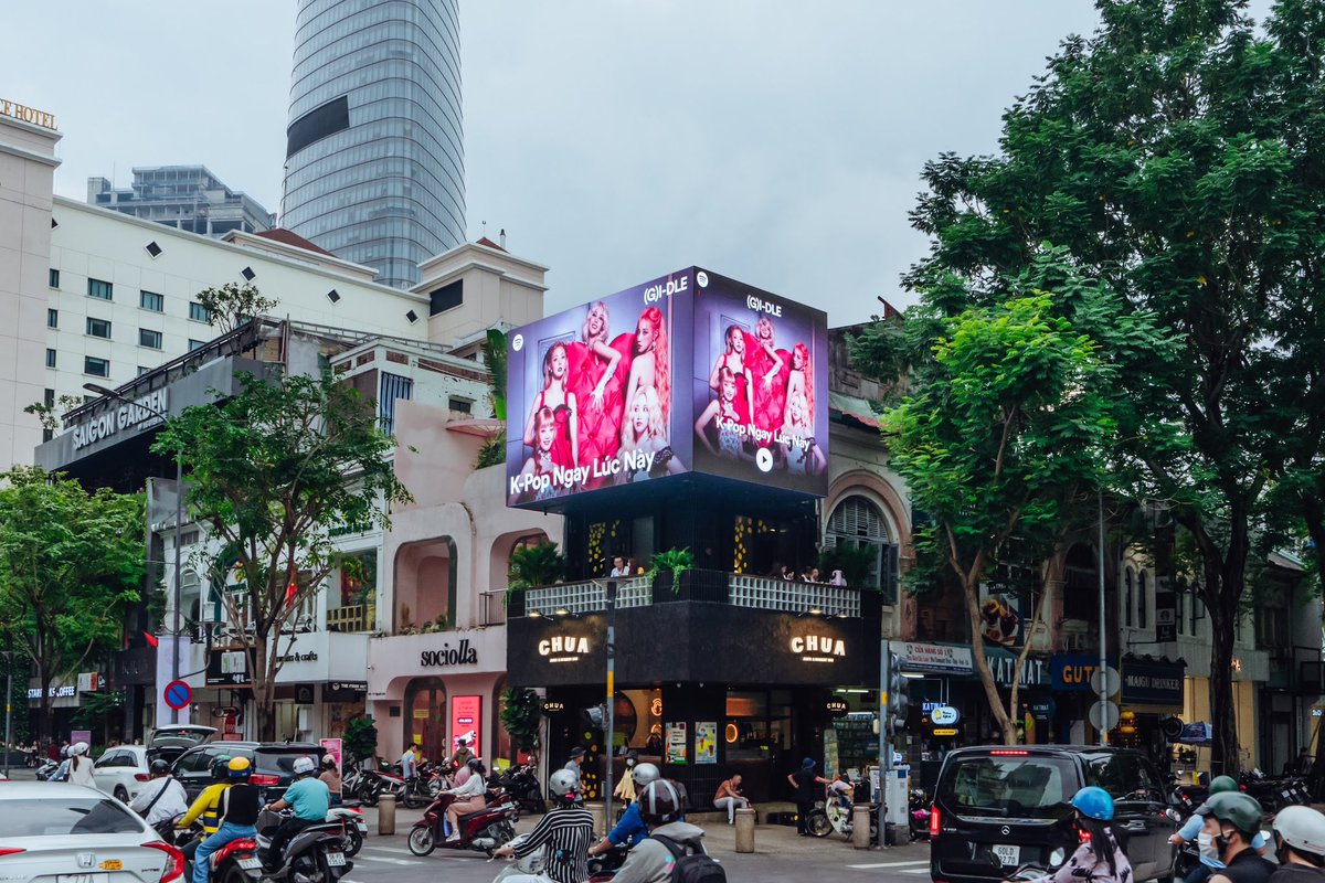 Find (G)I-DLE in Ho Chi Minh City! 
And tune in to our new track #Nxde on @Spotify 'K-Pop Ngay Lúc Này' playlist▶️🎶 now💞

#SpotifyVietnam #KPopNgayLucNay #OOH
#여자아이들 #GIDLE #I_love #Nxde 

▶️ spoti.fi/3TmyXyf