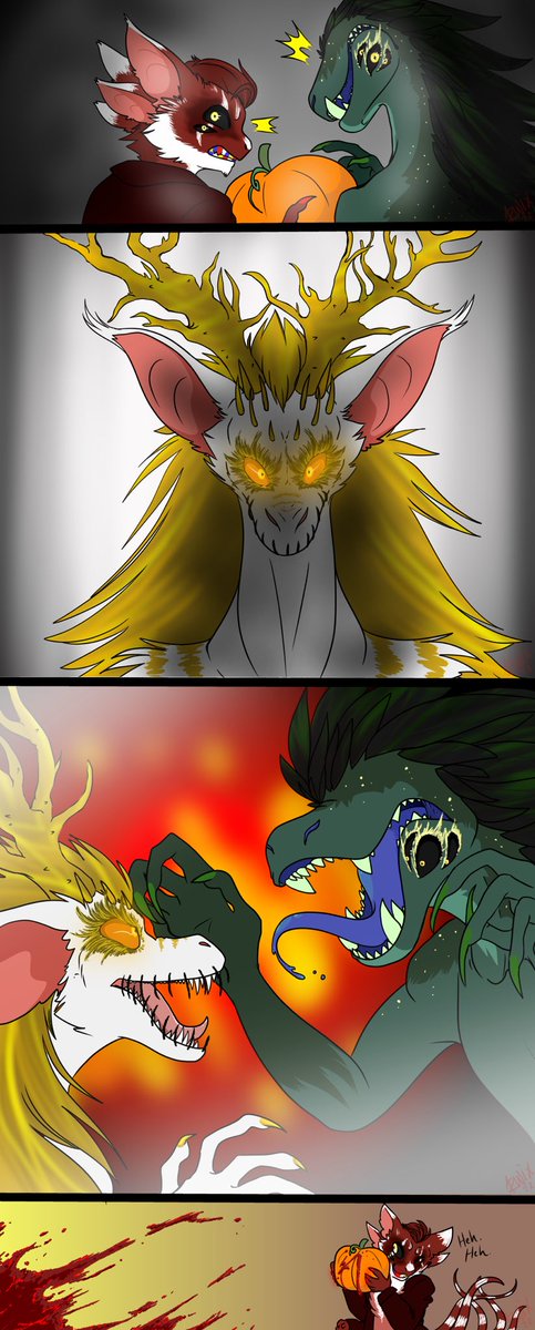 First of the pumpkin lord trials

Yeshua and Winifred belong to @/samfennah 

#kivouachian #characterart #smallcomic #fennah #theaugustfew