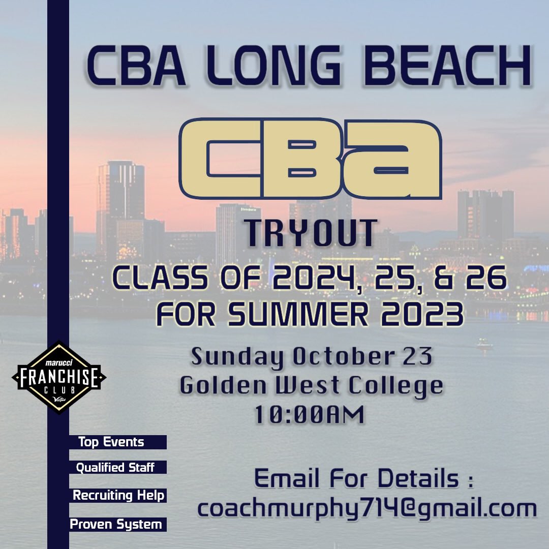 If you’re looking for a great high school club baseball program for your son to play in, please email Coach Murphy. His email is in the pic posted <a href="/BearsCba/">Bears</a>