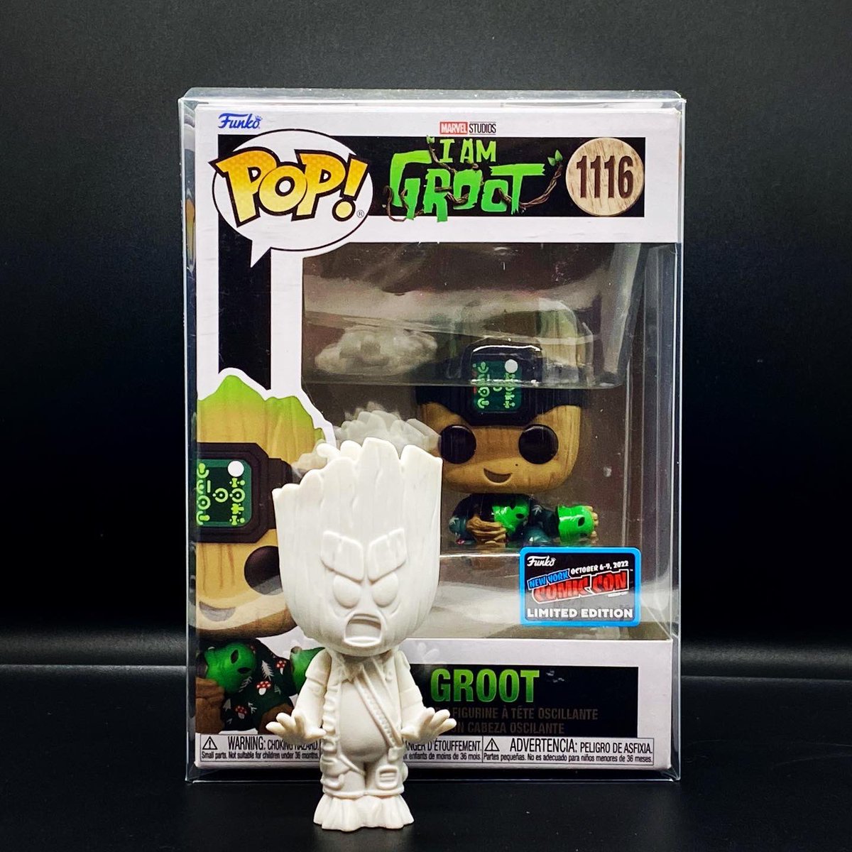 NWpophuntress's tweet image. Another fantastic Mail call! My first #FunkoSODA Proto 🥳 As everyone knows Groot is my favorite Marvel character 🌱 Can’t believe I now have him as a soda proto. He comes straight from #funkonycc2022 and the pop was a surprise addition! 
#funko #iamgroot @originalfunko