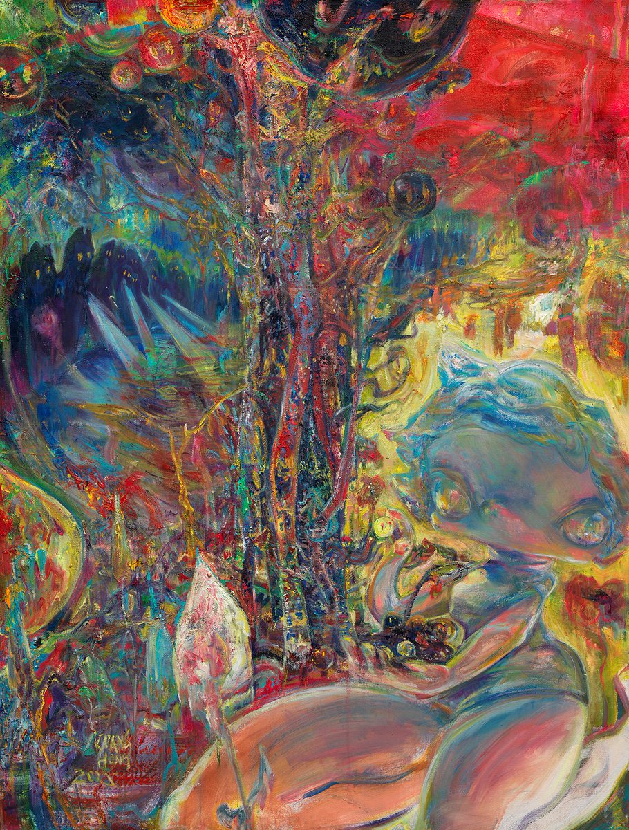 KuangHongKH's tweet photo. Tree of Metaverse，90*120cm，Oil and Acrylic on Canvas ，2021
元宇宙之树 油画/丙烯 综合材料 于 油画

#kuanghong #匡宏 #art #contemparyart #abstractart #ArtistOnTwitter https://t.co/XiyBtp7uS6