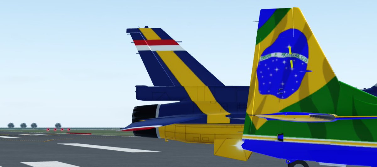 VRBF_2024's tweet photo. Our friends from @edar_virtual visits us in Iswajudi Airbase, and will stay in the airbase for a couple of months. 

#Indonesia #tniau #aviation 
#Roblox #virtual #roaviation
#roav #virtualairshow #airshow
#brazil https://t.co/lQmX9yQl4X