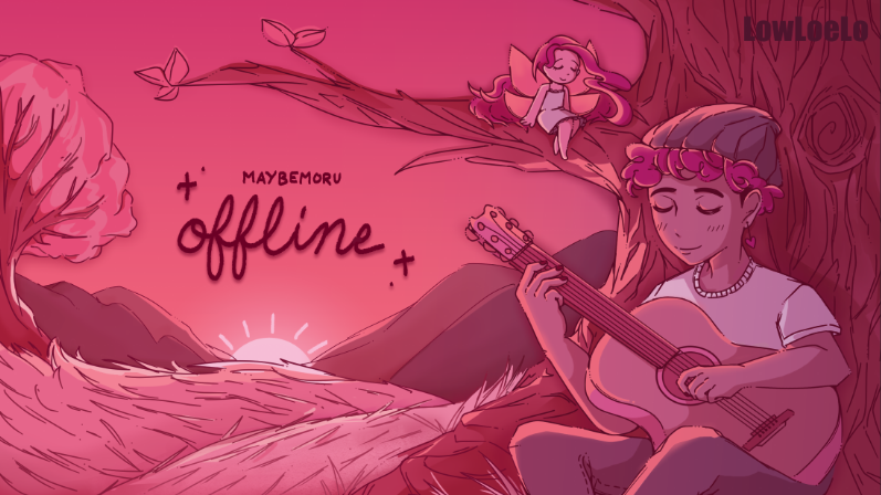 lowloelo's tweet photo. banner commish for MaybeMoru on Twitch:> https://t.co/58MkwNAJuL
