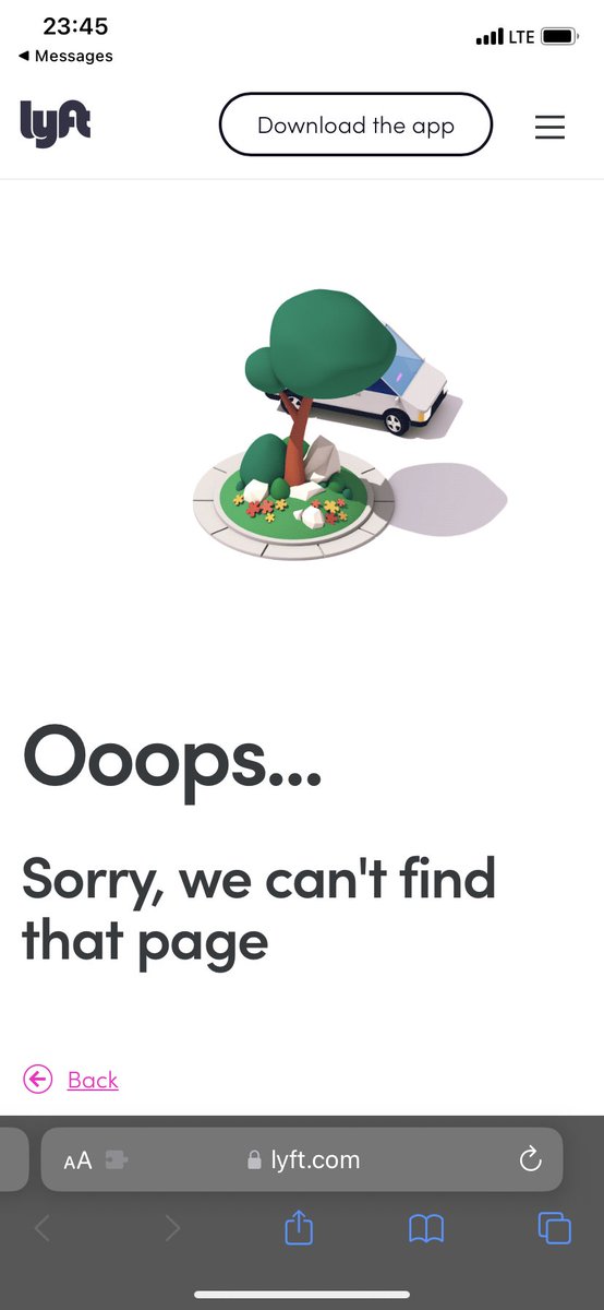 laurdiamond's tweet photo. hey @lyft why is your “share location to a friend” feature not working??? my friends sending me the link and it’s not working. how is this supposed to be safe???? https://t.co/s2BZwuWGLR