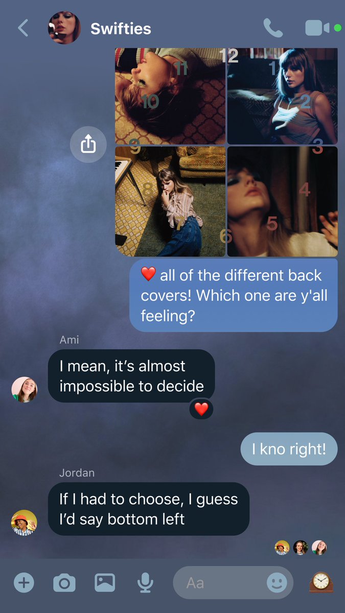 Gush over @taylorswift13’s new Midnights album with your fellow Swifties using our new chat theme on @Messenger. To change your theme: open your chat and tap the conversation name > select Theme and choose “Midnights” > try light or dark mode. #TSMidnightsTS