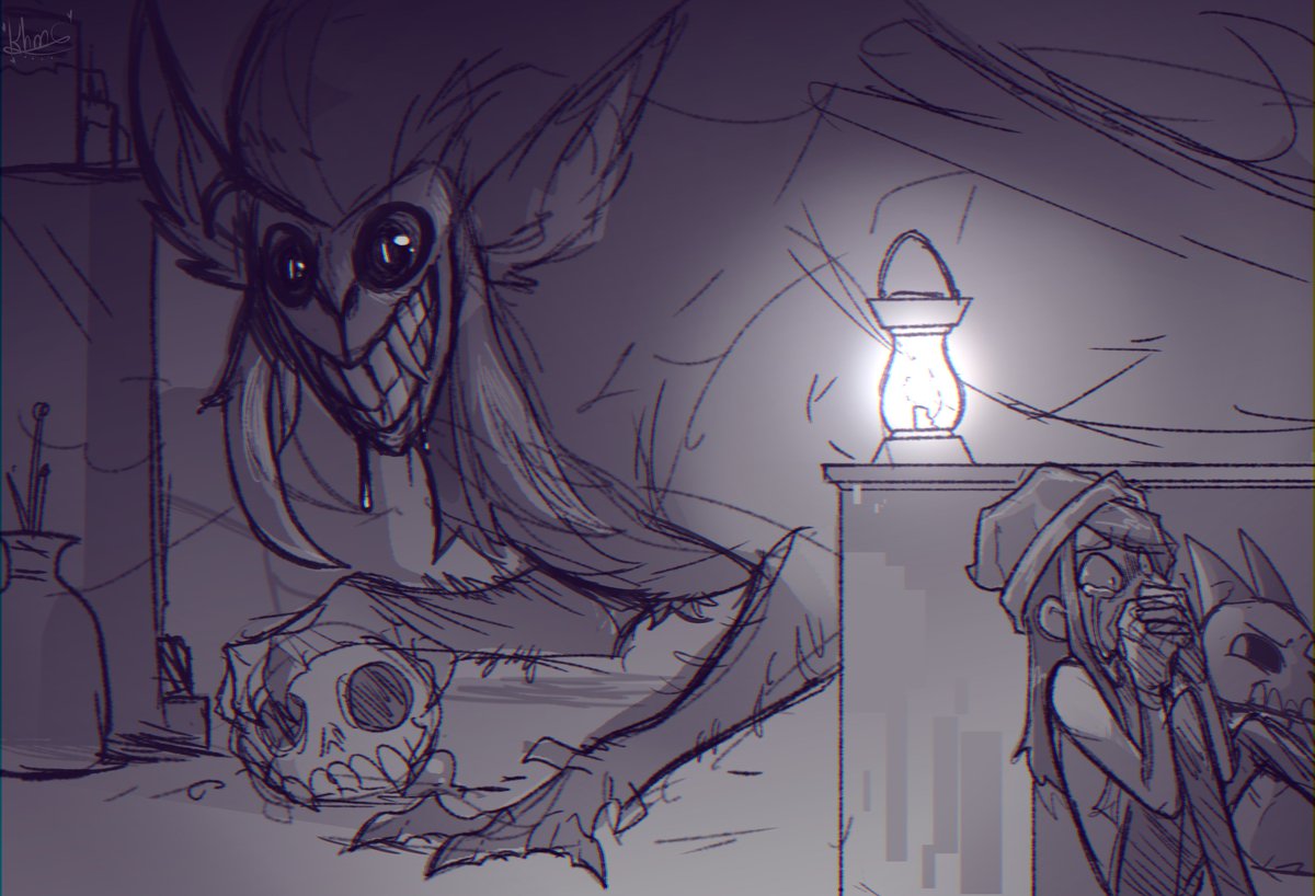 koumouby's tweet photo. "Stop crying, she can smell your fear."
#TheOwlHouse #TheOwlHouseBeta? #MyArt #FanArt #Sketch #OwlBeast https://t.co/s9TTQJywgg