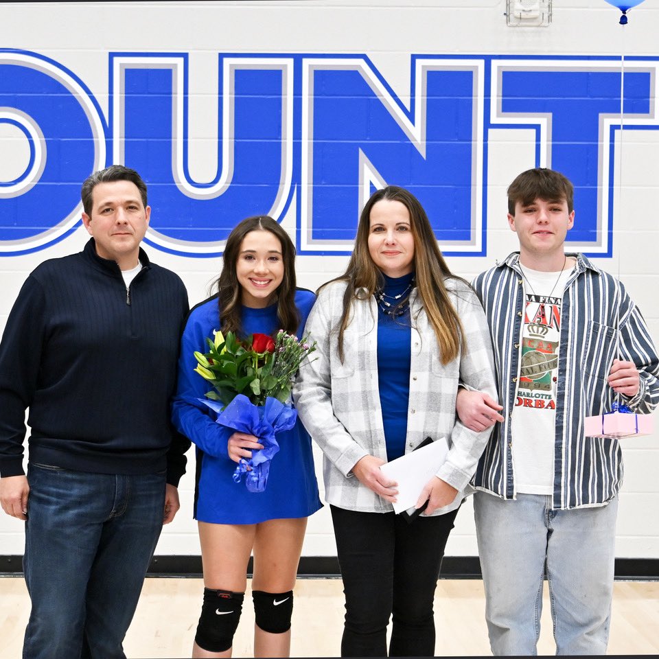 Mountie_VB's tweet photo. What a great night to celebrate our Seniors. These three girls have shown great leadership throughout their years here at RHS. They compete hard, set an example, and succeed in so many aspects of life. We are thankful for everything they’ve done for our program! Thank you Seniors https://t.co/ZNhtHB3rhz